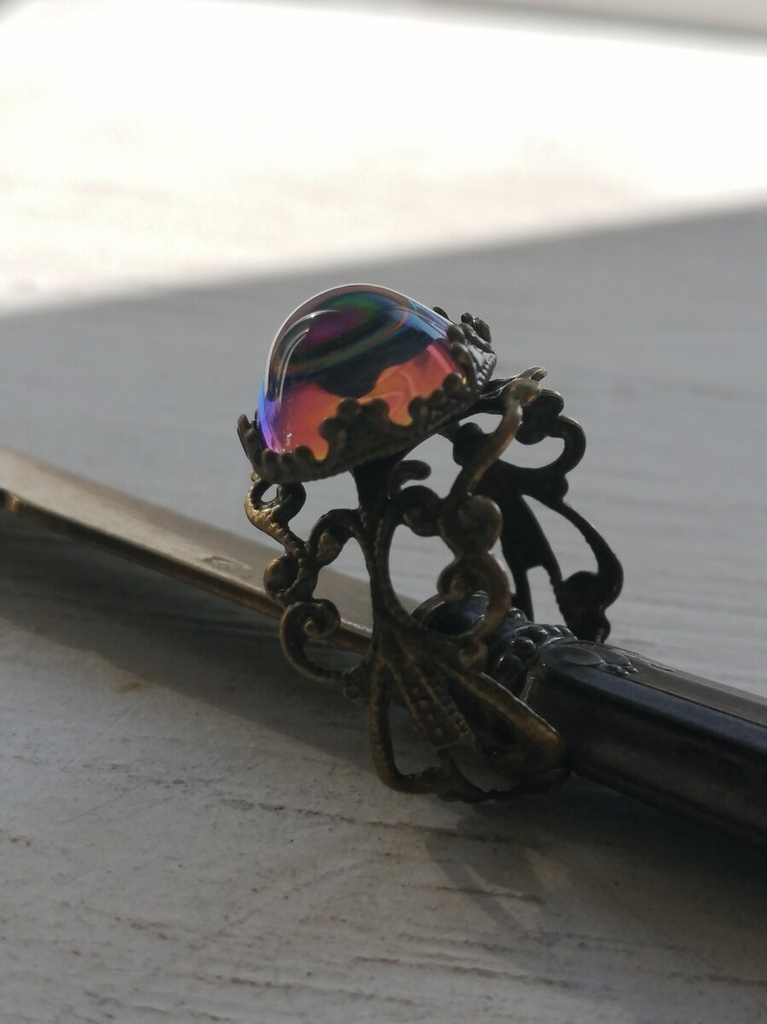 再販 再販 夜の魔術部 マジェスティックカラー 虹を閉じ込めたリング 指輪