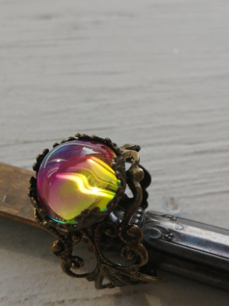 再販 再販 夜の魔術部 マジェスティックカラー 虹を閉じ込めたリング 指輪