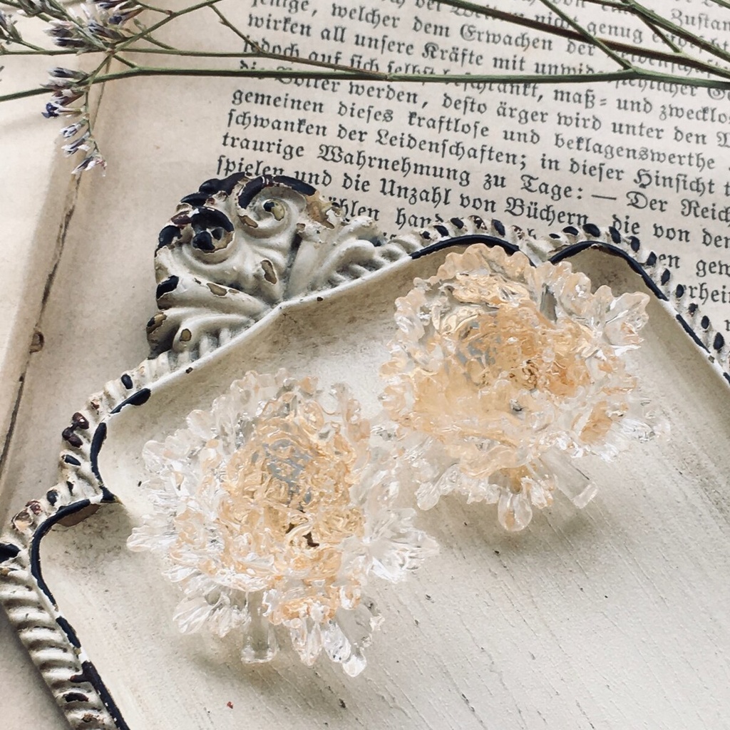 再販 夜の魔術部 朝の華 ピアス イヤリング