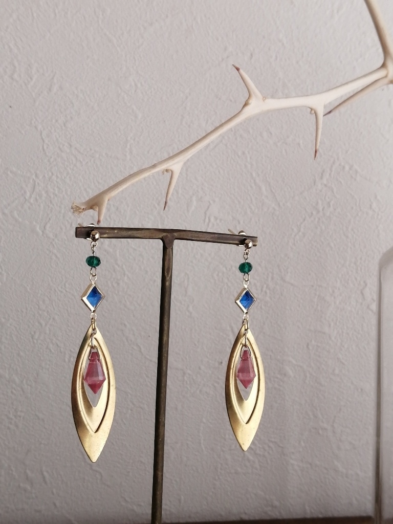 マクロスF シェリル 歌姫のピアス 真鍮 ピアス イヤリング