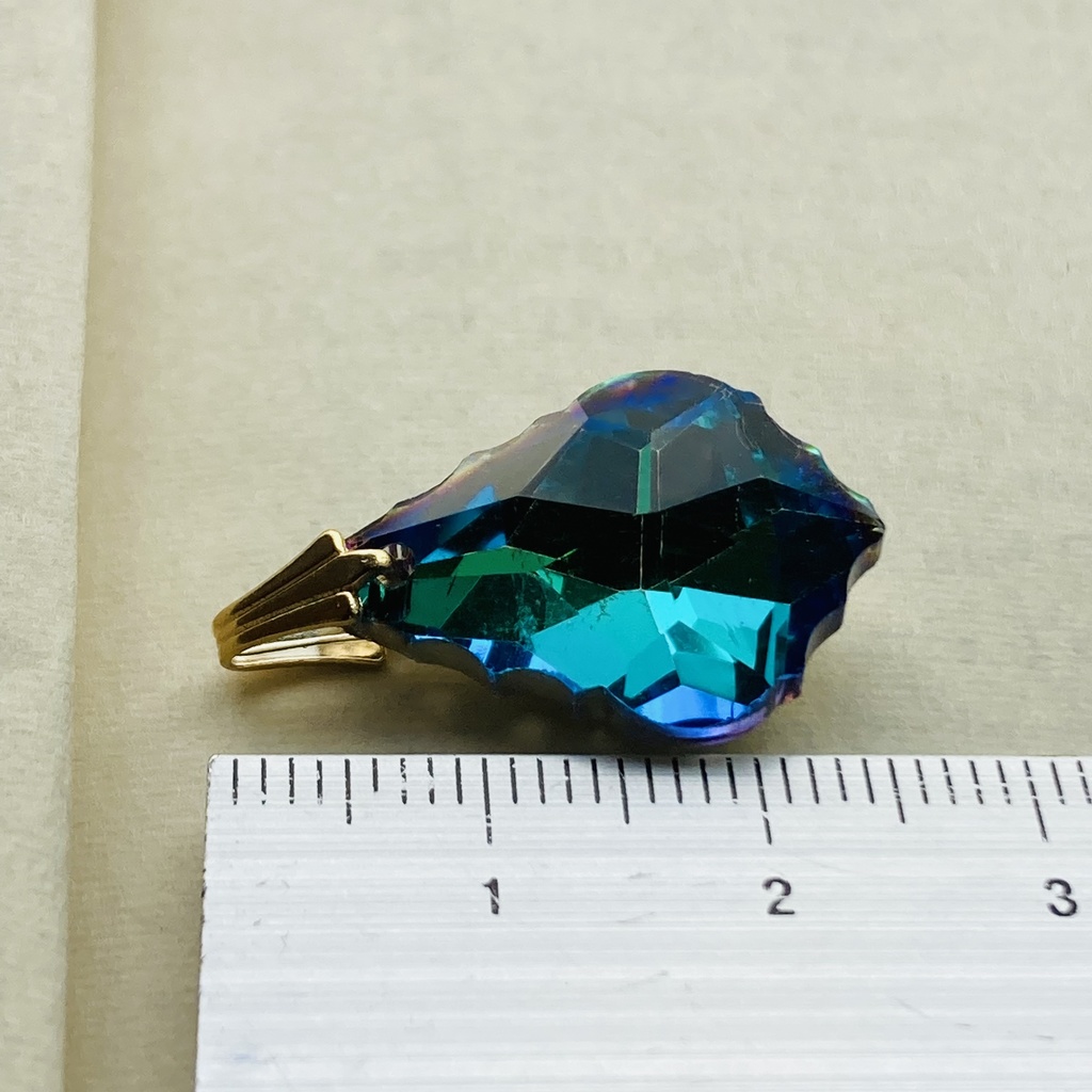 夜の魔術部 マルチカラー デザインカットガラス ネックレス 3色からお選びください