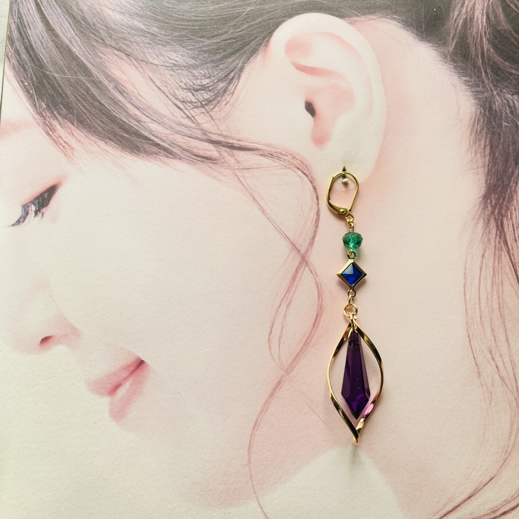 再販 マクロスF シェリル コスプレ ピアス イヤリング