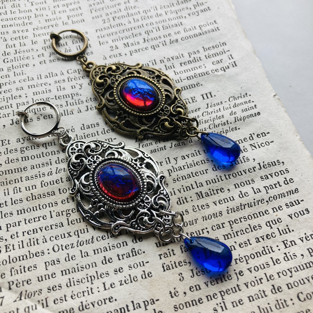 夜の魔術部 ヴィンテージ ドラゴンズブレス ピアス イヤリング