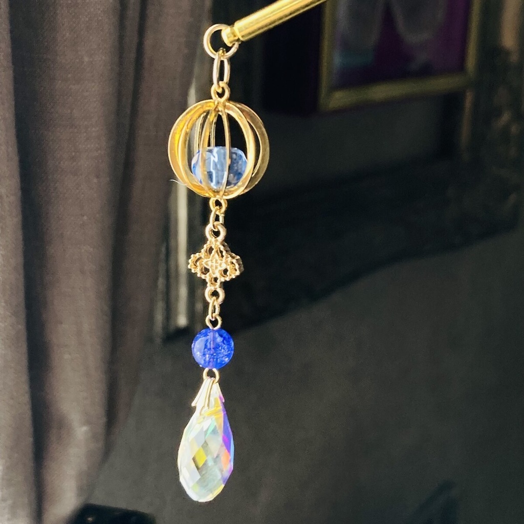 イロアソビ ビーズがコロコロ動きます てまり 簪