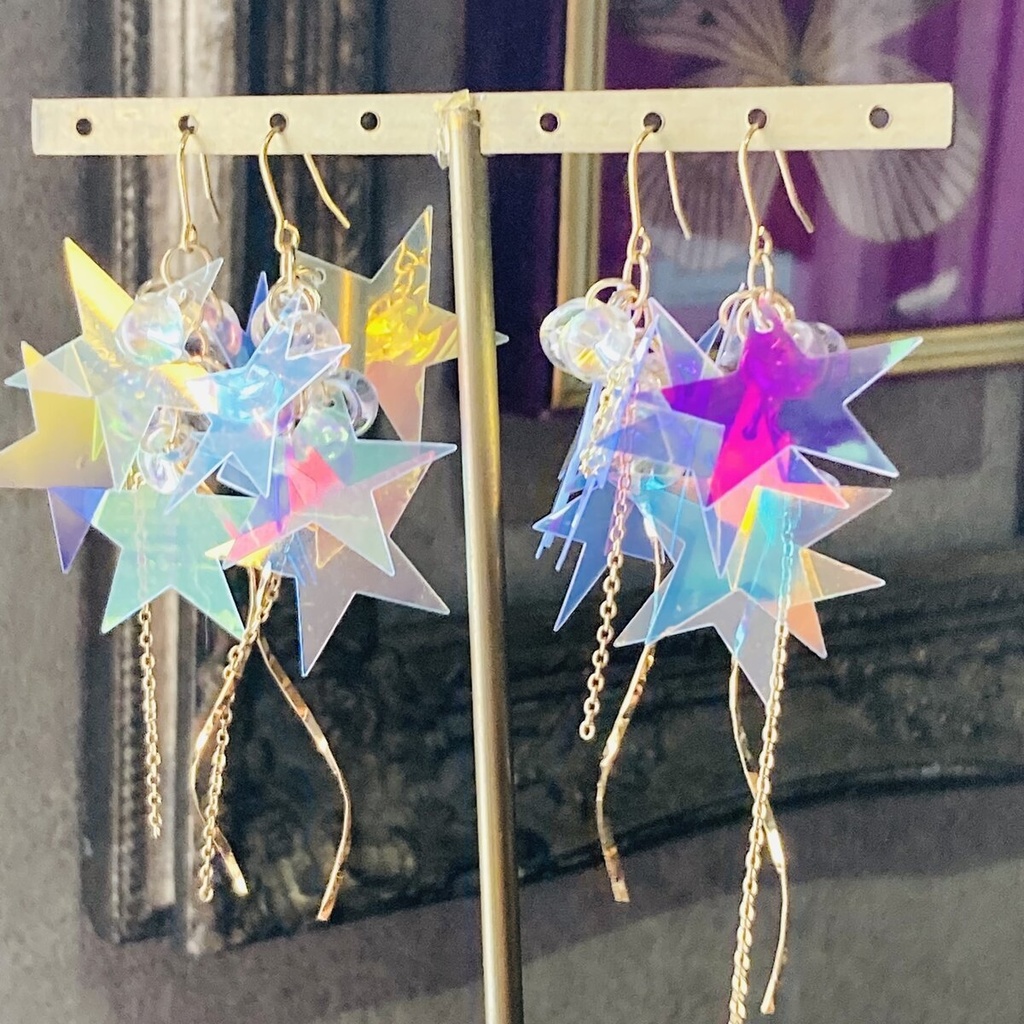 夜の魔術部 流星群 ピアス イヤリング