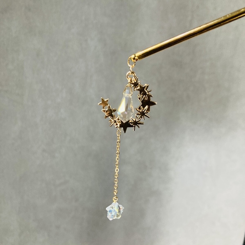 夜の魔術部 星屑ドロップ オーロラ星を連れて 簪