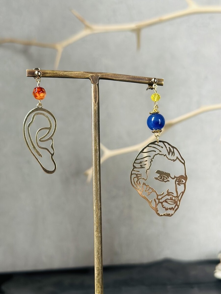 絵画シリーズ ゴッホと耳 のピアス イヤリング