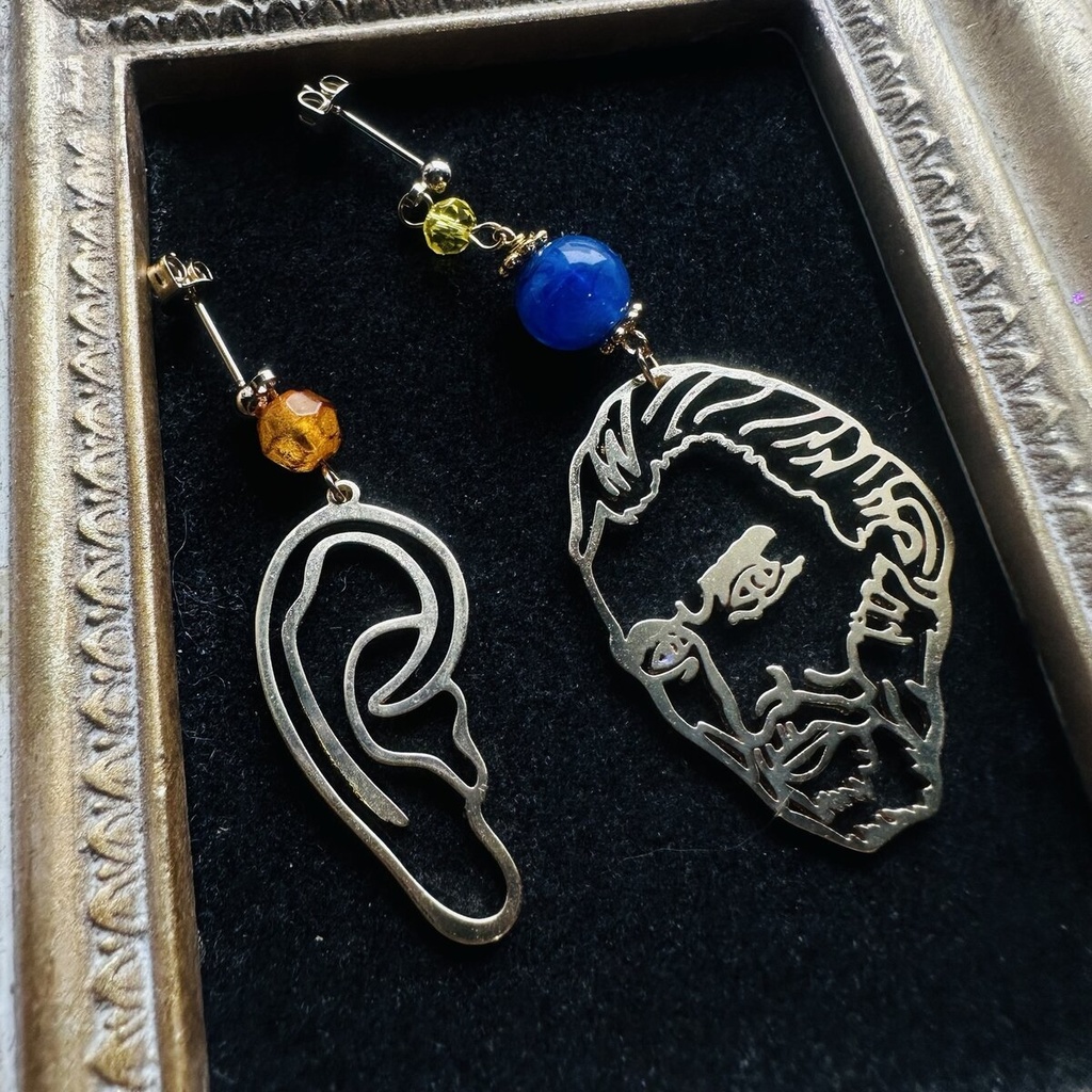 絵画シリーズ ゴッホと耳 のピアス イヤリング