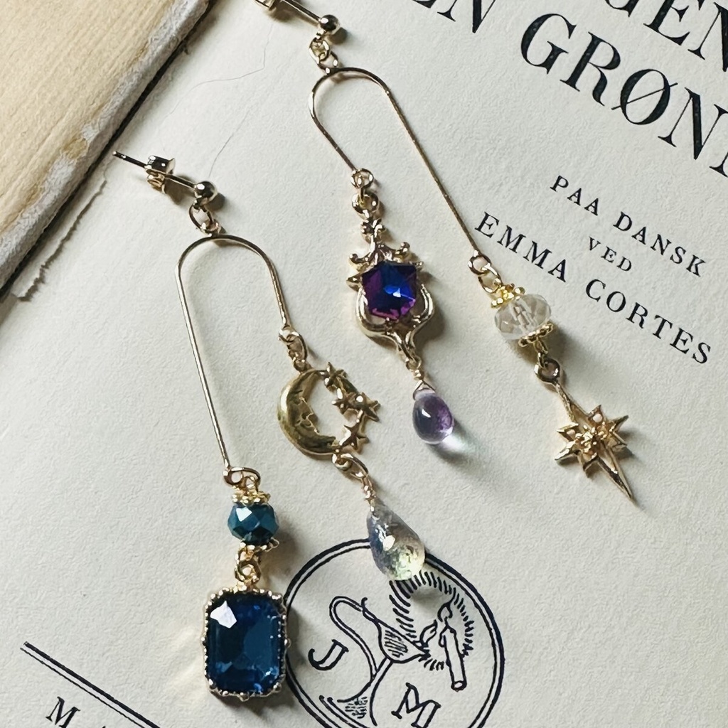 夜の魔術部 星屑モビール ピアス イヤリング