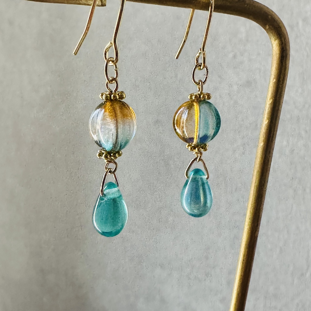 *手毬屋* 甘い飴玉 とろりしずく 橙✖️翠