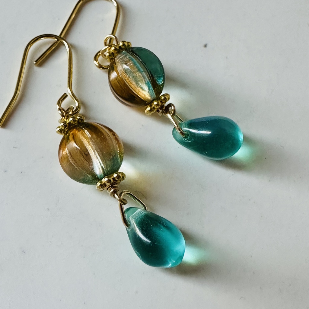 *手毬屋* 甘い飴玉 とろりしずく 橙✖️翠