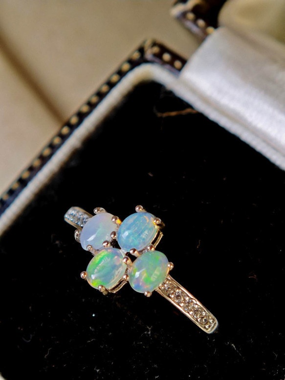 送料込み オパール リング 指輪 silver925