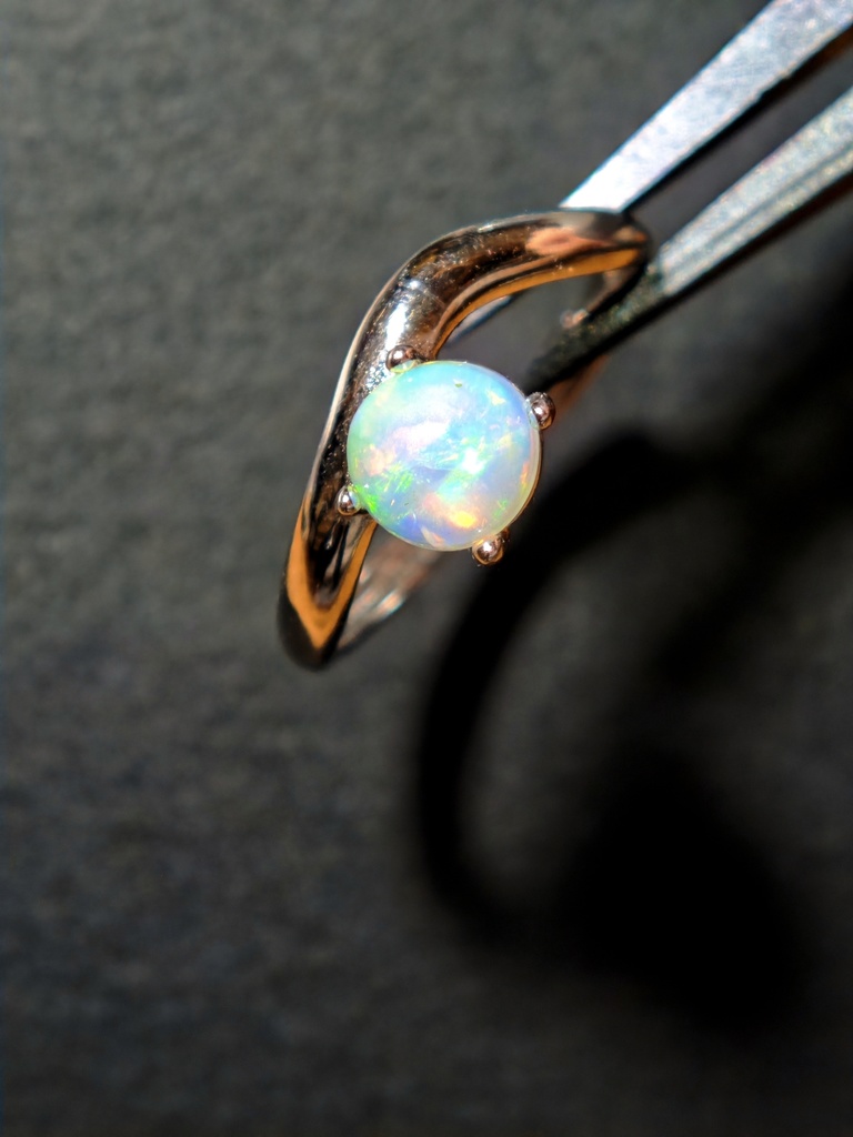 送料込み　オパール　リング　指輪　silver925