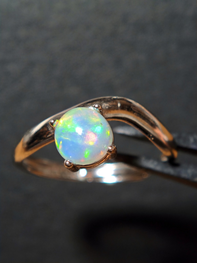 送料込み オパール リング 指輪 silver925