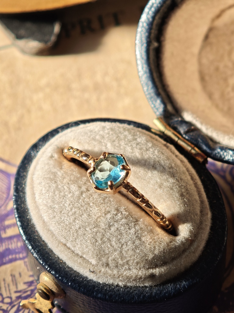 送料込 美しい空色 アパタイト リング 指輪 silver925 MCB