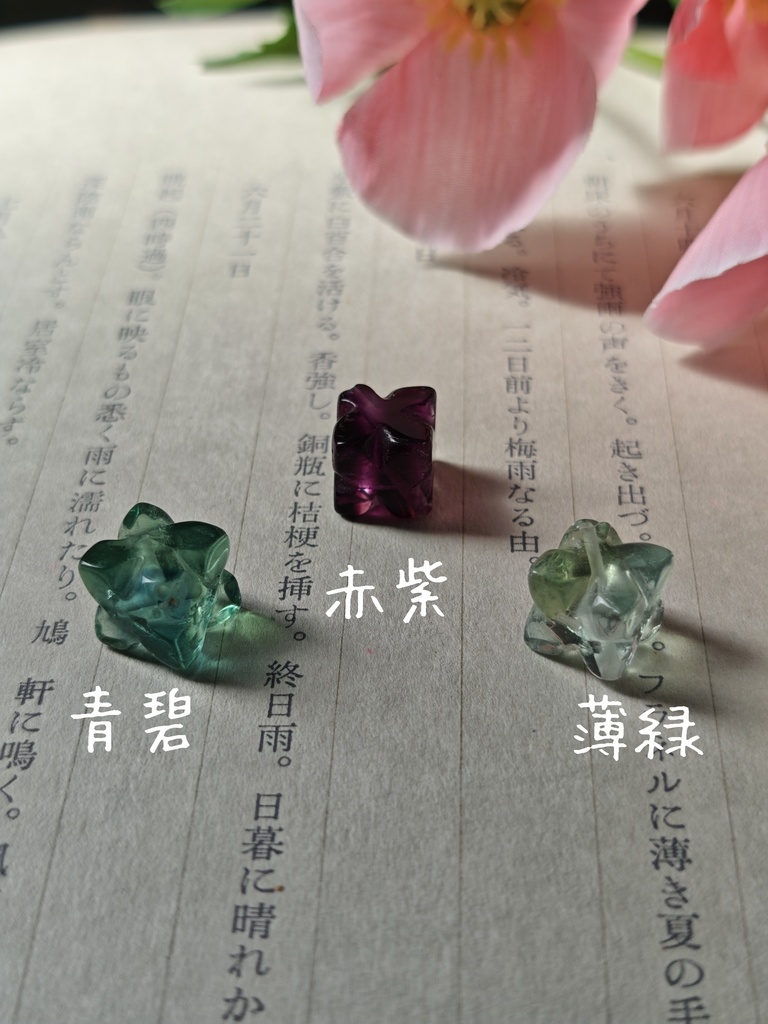 3色から選べます 天体観測 惑星デザイン フローライト ネックレス