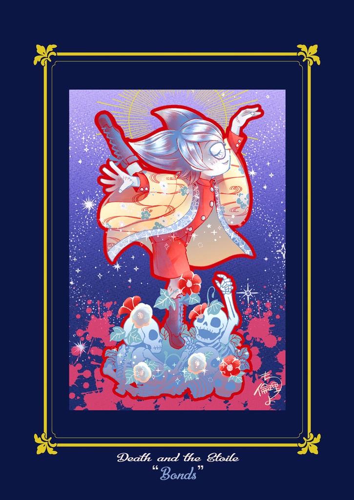 死と乙女のエトワールアクリルキーホルダー