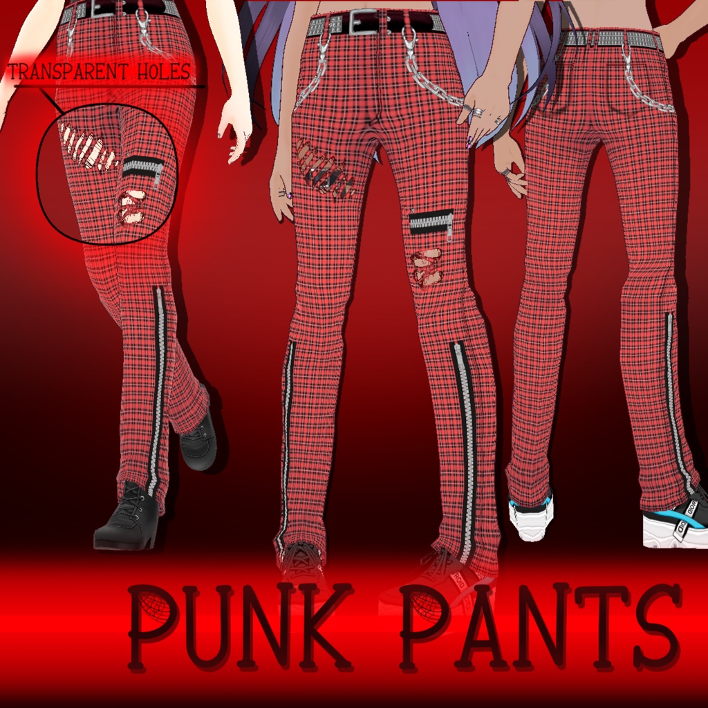 Plaid Punk Pants