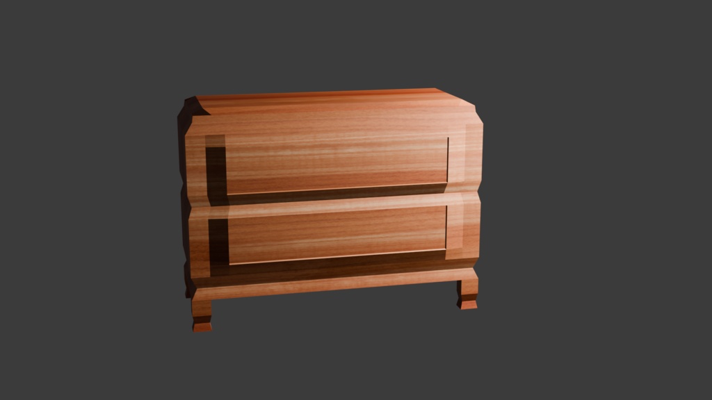 Low poly Dresser