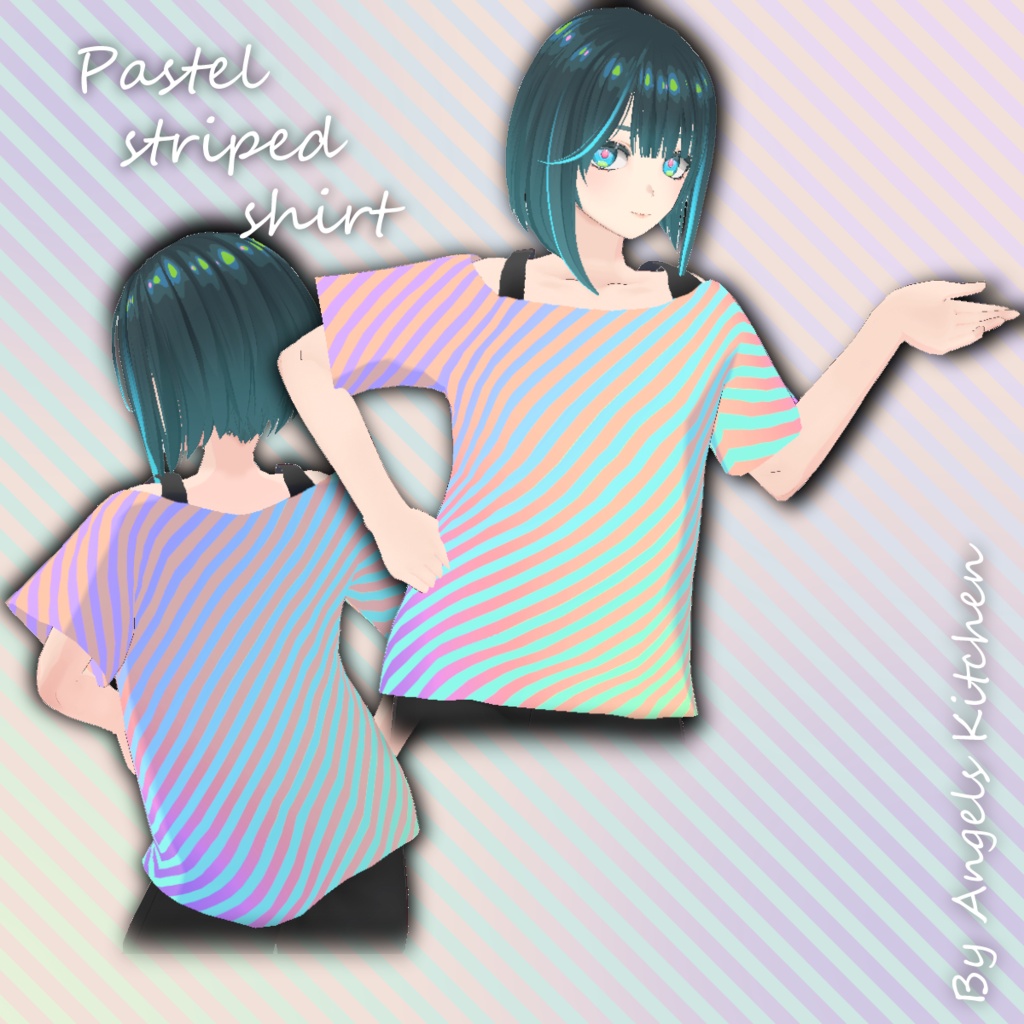 Pastel striped shirt