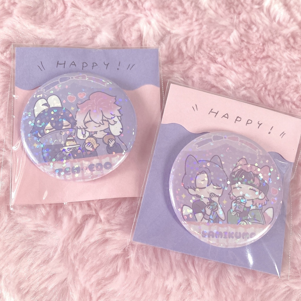 ハッピーおやつタイム缶バッジ