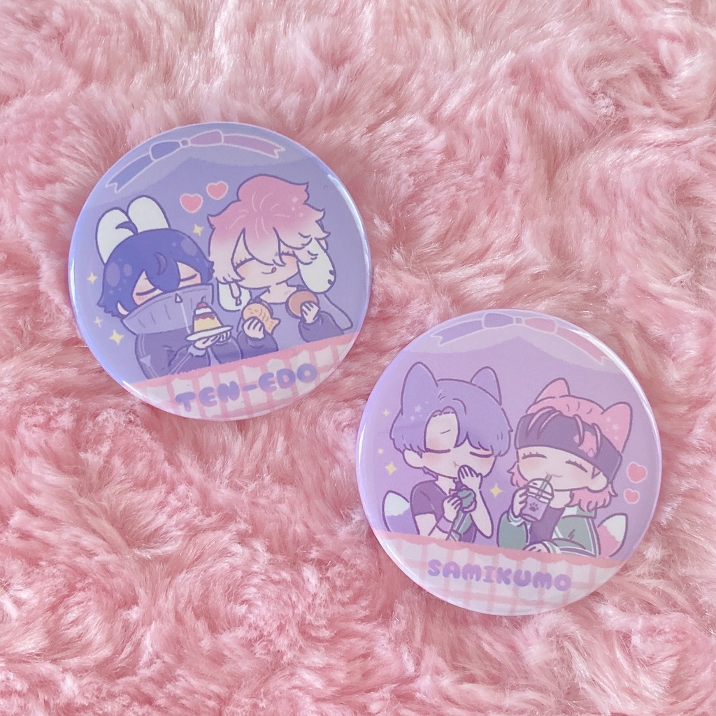 ハッピーおやつタイム缶バッジ