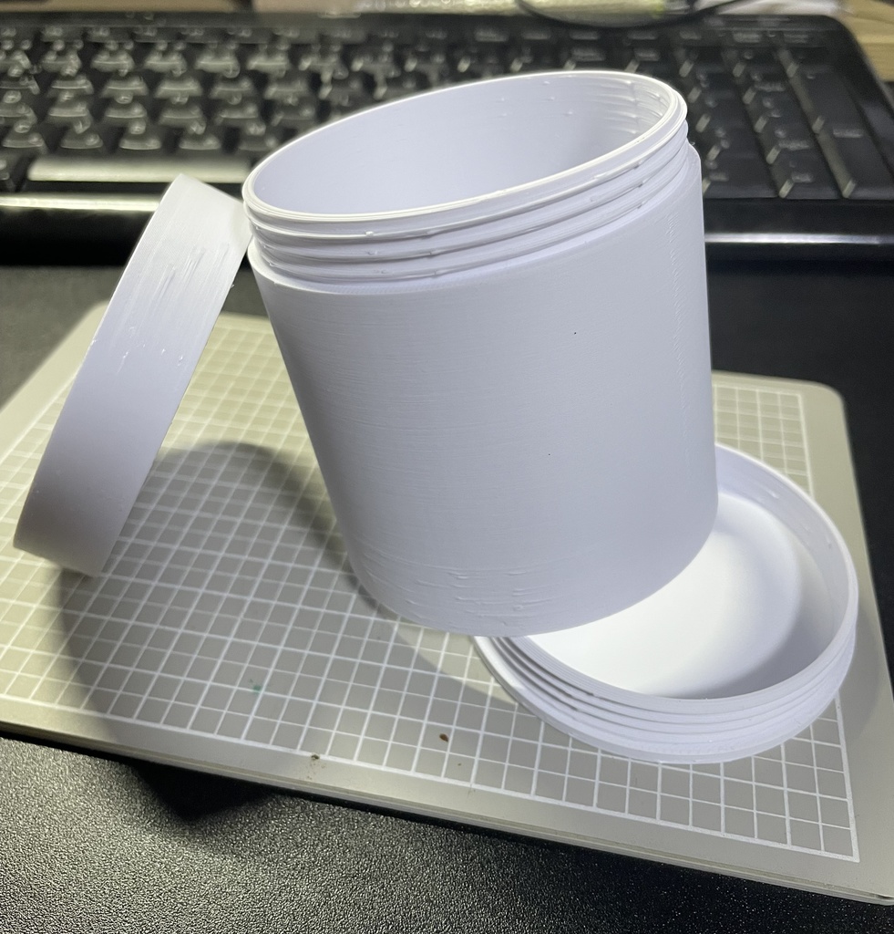 拡張式円筒ケース【3Dデータ / STEP・STL】