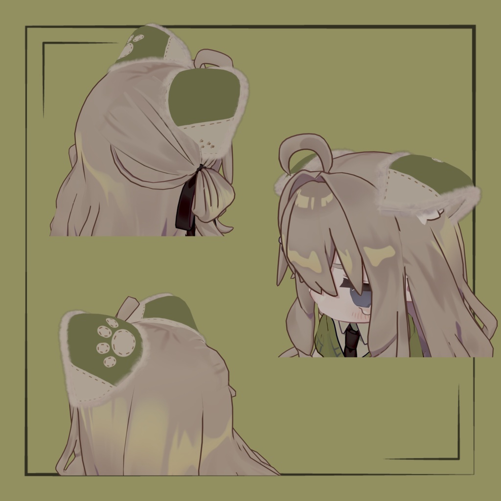 もこもこいやーかばー(MA対応)【VRChat用】【キプフェル専用】