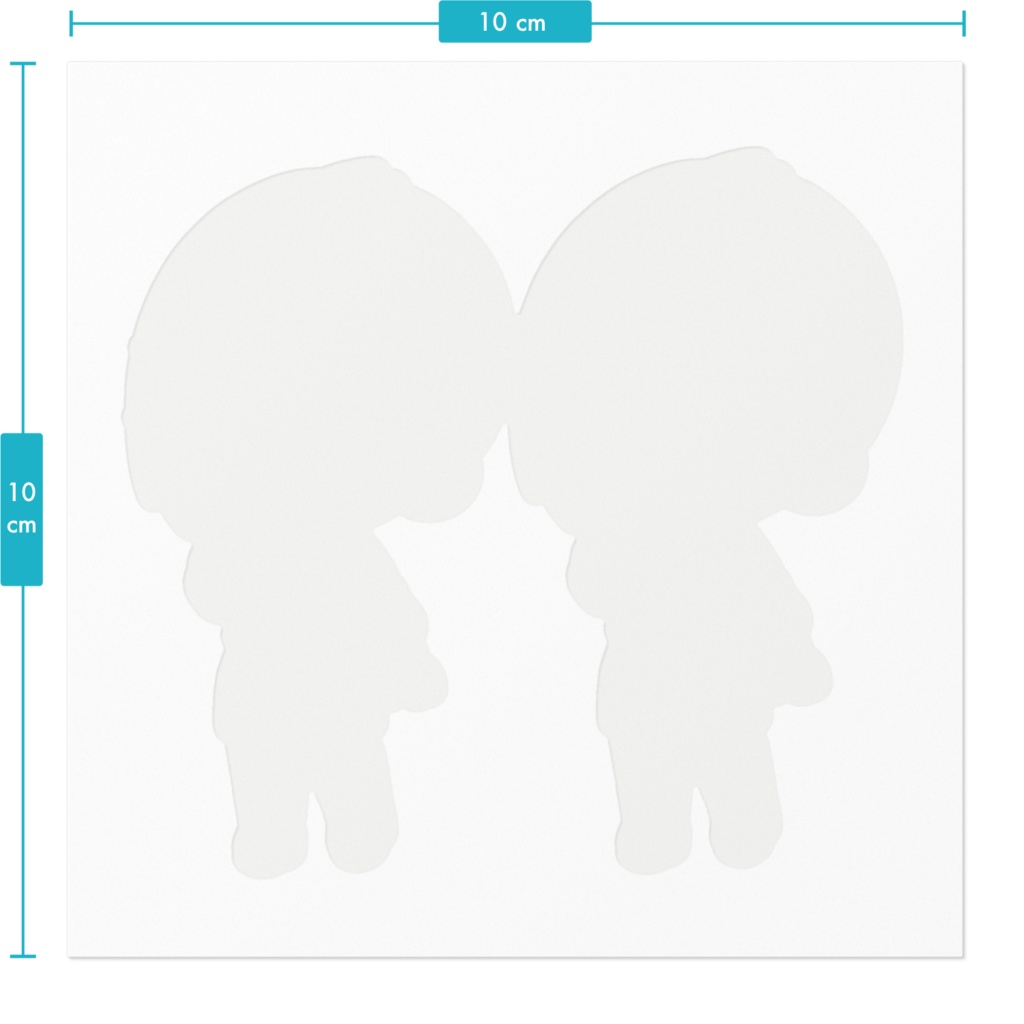 ミニまほろステッカーセット(ほほえみ・きらきら)