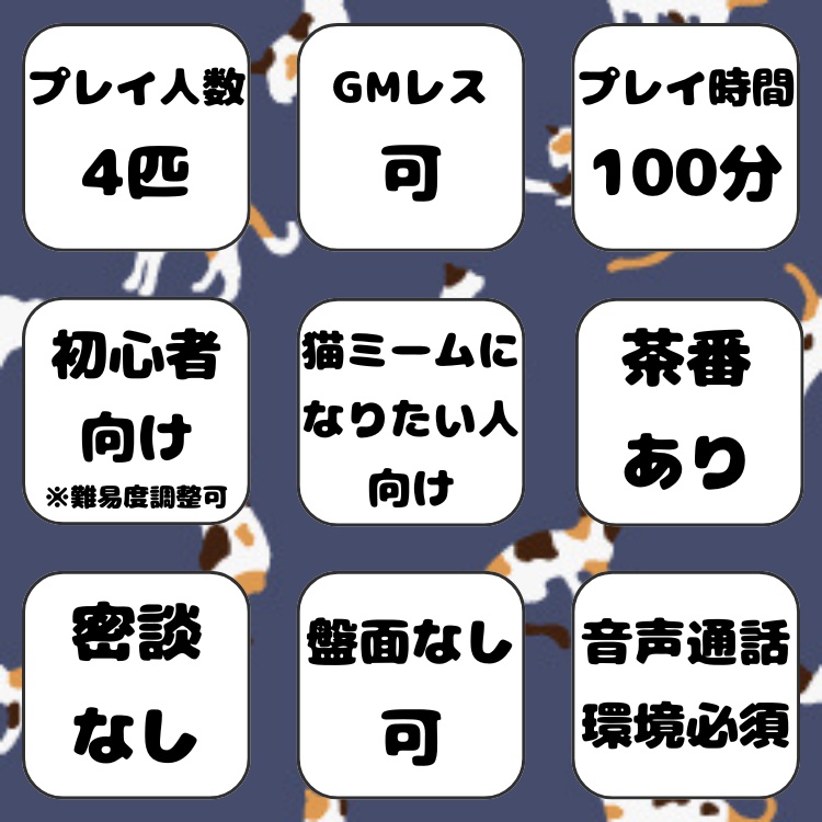 マーダーミステリー『猫ミームマダミス』