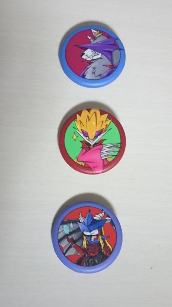 デジモン 32mm缶バッジ①