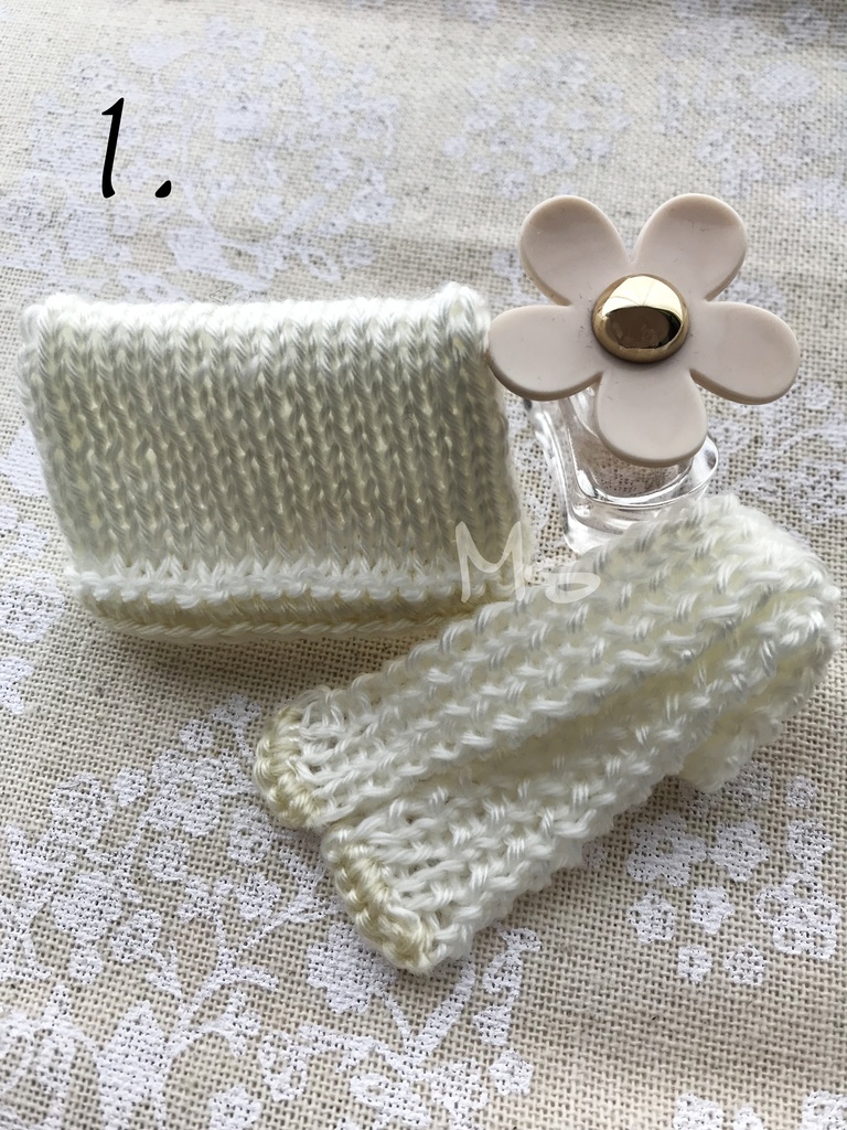 【刀剣乱舞】 イメージカラー ねんどろいど用 ネコ耳帽子+マフラー セット 髭切 膝丸 にっかり青江