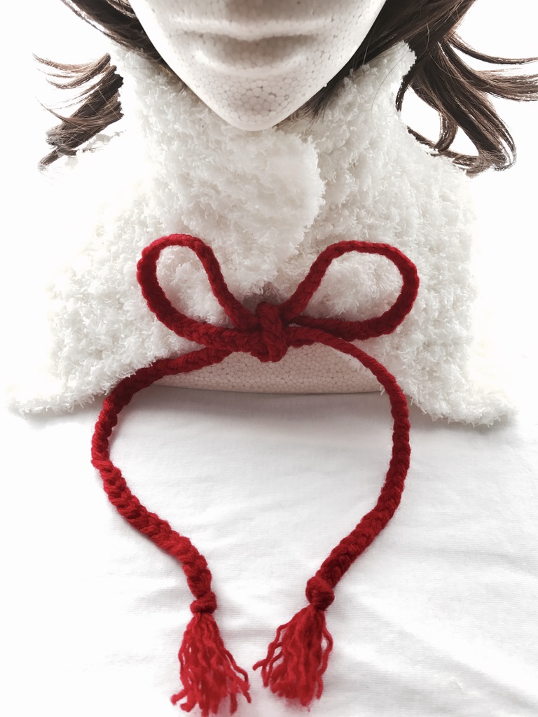 【刀剣乱舞】 イメージ 手編み ティペット 付け襟 今剣