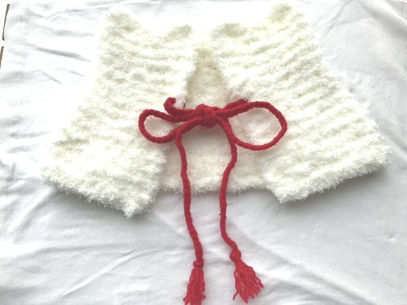 【刀剣乱舞】 イメージ 手編み ティペット 付け襟 今剣