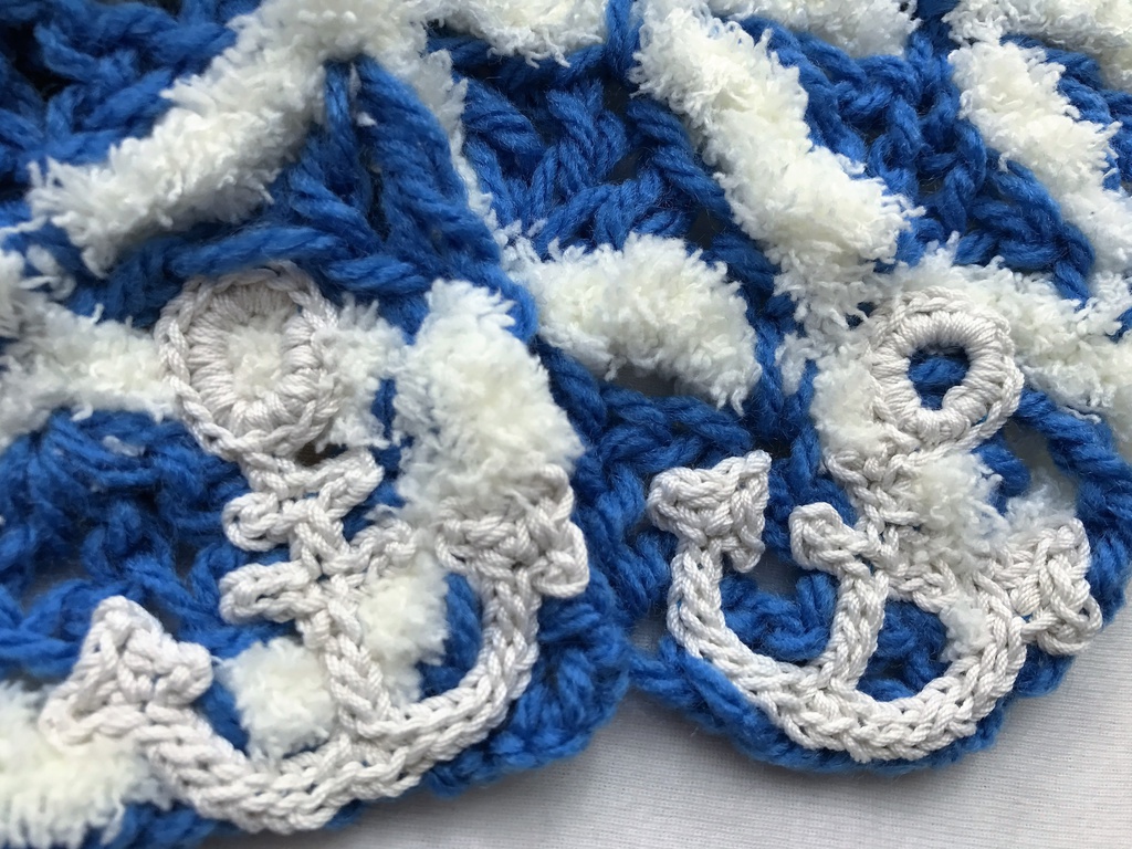 【刀剣乱舞】 イメージ 手編み マフラー 陸奥守吉行