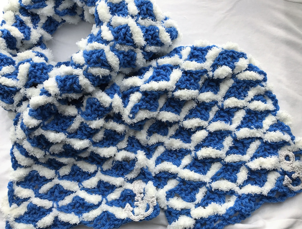 【刀剣乱舞】 イメージ 手編み マフラー 陸奥守吉行