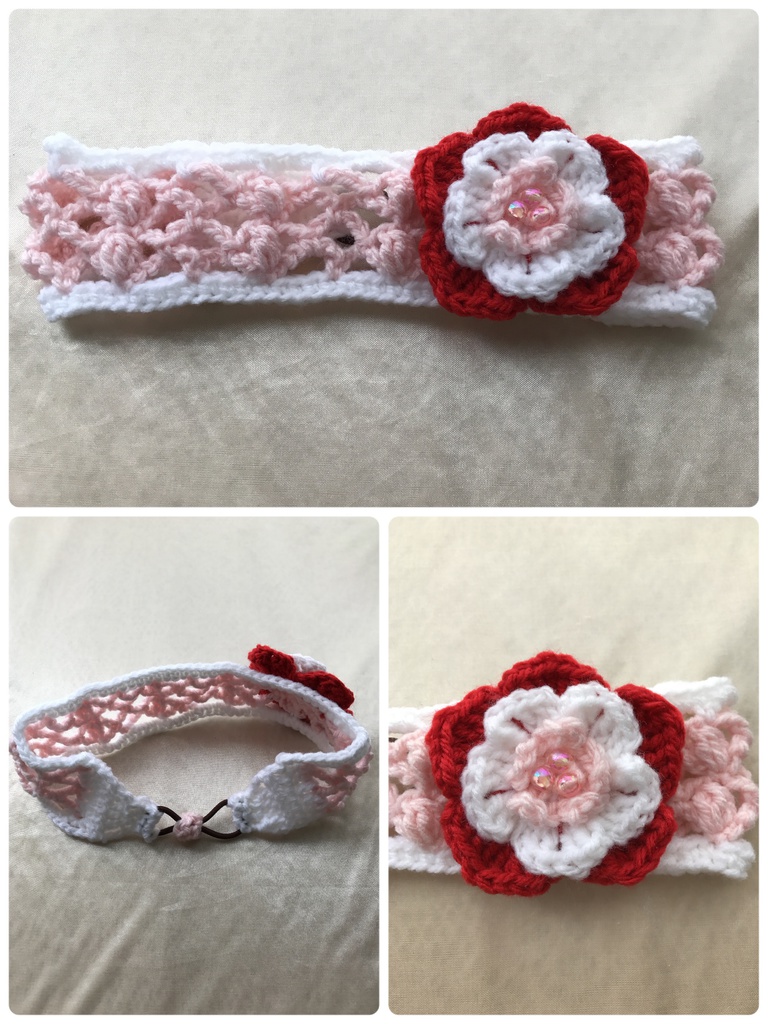 【刀剣乱舞】 イメージ 手編み カチューシャ カチューム ヘアバンド 刀ミュメンバー 三条組 三日月宗近 小狐丸 石切丸 今剣 岩融