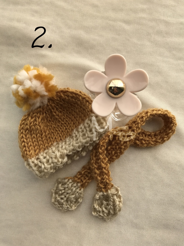 【刀剣乱舞】 イメージカラー ねんどろいど用 ぽんぽん付ニット帽+マフラー セット 三日月宗近 小狐丸 一期一振 鶴丸国永 加州清光 薬研藤四郎 蛍丸 燭台切光忠 大倶利伽羅 へし切長谷部 同田貫正国 物吉貞宗