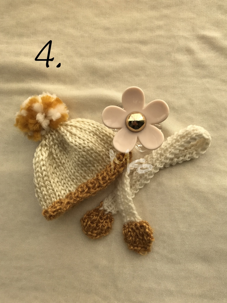 【刀剣乱舞】 イメージカラー ねんどろいど用 ぽんぽん付ニット帽+マフラー セット 三日月宗近 小狐丸 一期一振 鶴丸国永 加州清光 薬研藤四郎 蛍丸 燭台切光忠 大倶利伽羅 へし切長谷部 同田貫正国 物吉貞宗