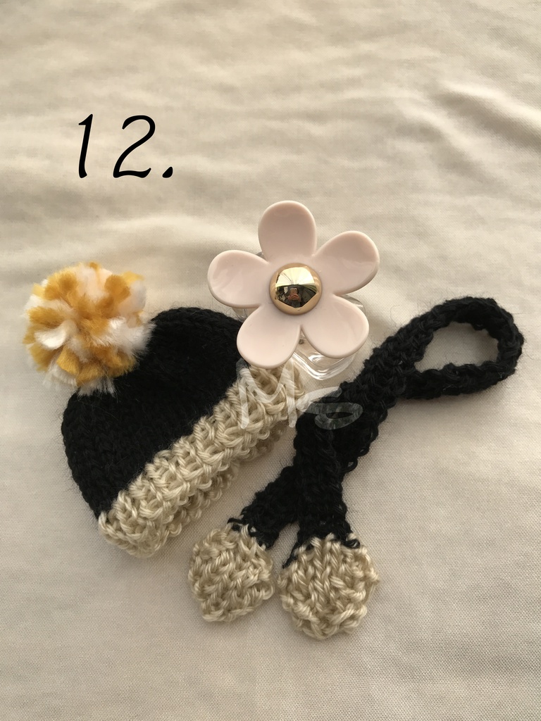 【刀剣乱舞】 イメージカラー ねんどろいど用 ぽんぽん付ニット帽+マフラー セット 三日月宗近 小狐丸 一期一振 鶴丸国永 加州清光 薬研藤四郎 蛍丸 燭台切光忠 大倶利伽羅 へし切長谷部 同田貫正国 物吉貞宗