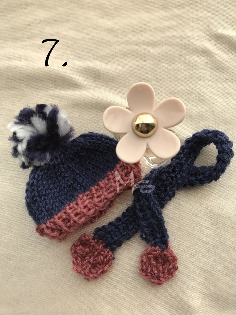 【刀剣乱舞】 イメージカラー ねんどろいど用 ぽんぽん付ニット帽+マフラー セット 三日月宗近 小狐丸 一期一振 鶴丸国永 加州清光 薬研藤四郎 蛍丸 燭台切光忠 大倶利伽羅 へし切長谷部 同田貫正国 物吉貞宗