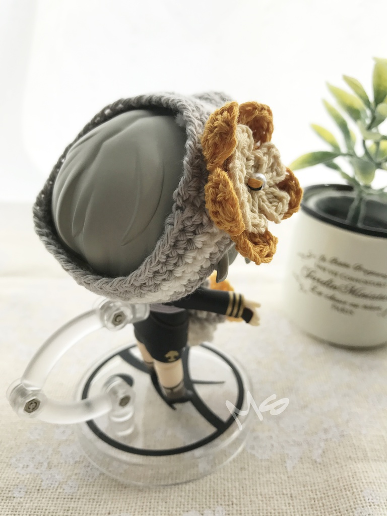 ねんどろいど用 お花付お出かけセット(帽子+鞄)