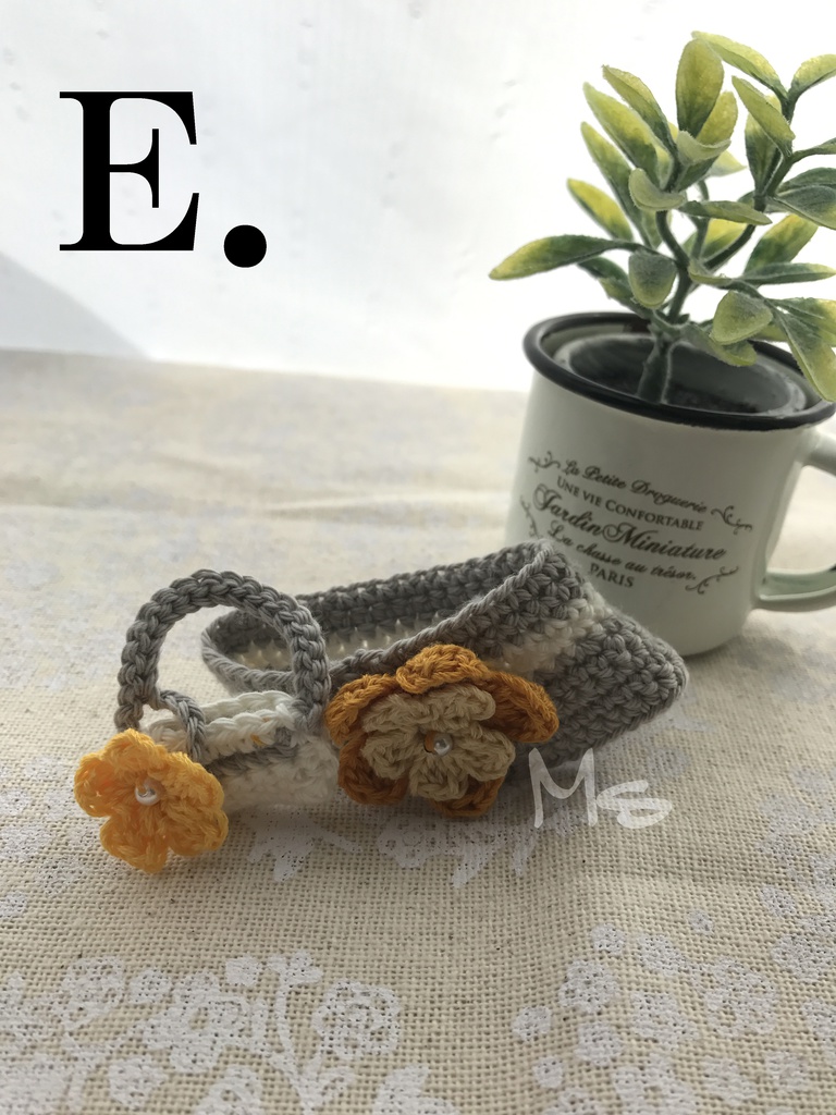 ねんどろいど用 お花付お出かけセット(帽子+鞄)