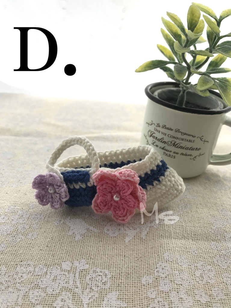 ねんどろいど用 お花付お出かけセット(帽子+鞄)