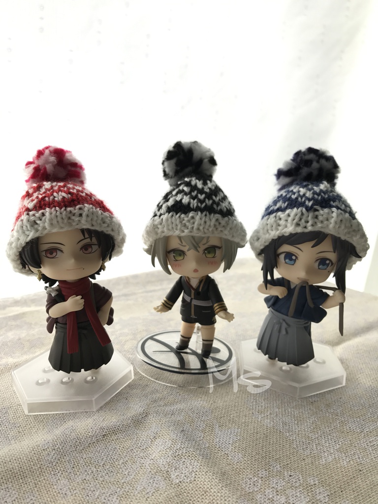 ねんどろいど用 ノルディック柄ぽんぽん 帽子