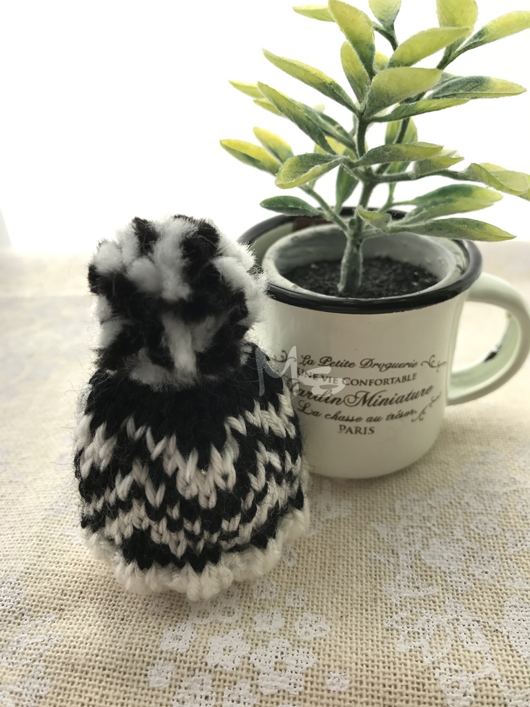 ねんどろいど用 ノルディック柄ぽんぽん 帽子