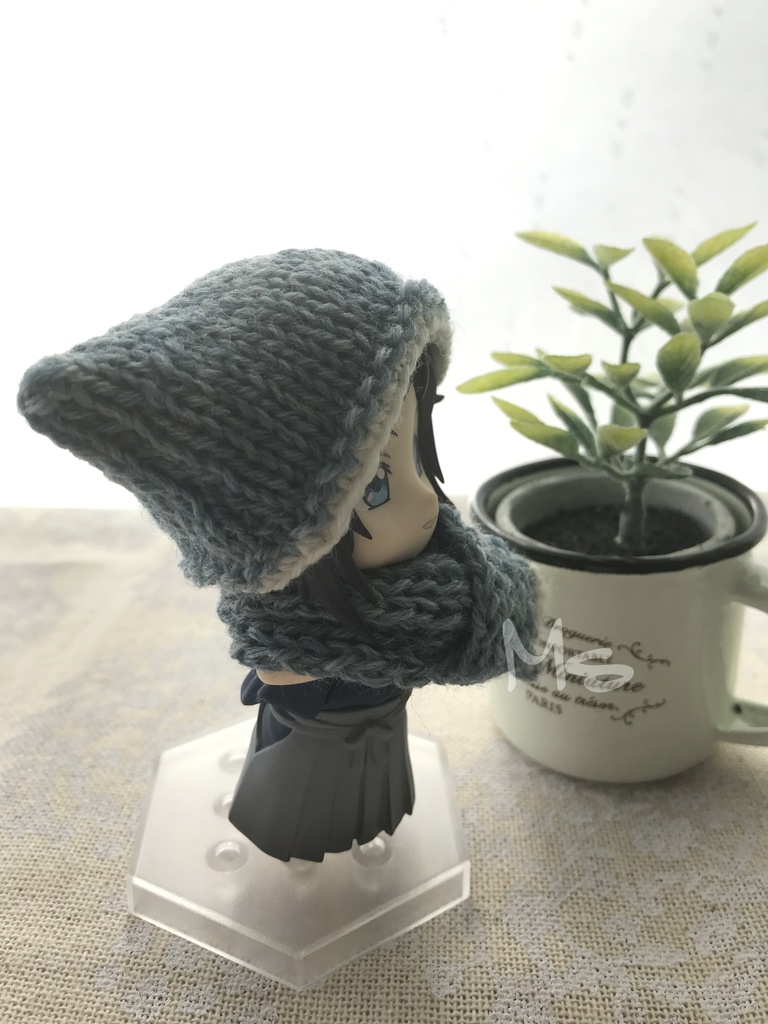 【刀剣乱舞】 イメージカラー ねんどろいど用 ネコ耳帽子+マフラー セット 鶯丸 大包平 和泉守兼定 堀川国広 歌仙兼定 小夜左文字 数珠丸恒次 大和守安定