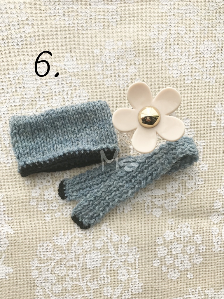 【刀剣乱舞】 イメージカラー ねんどろいど用 ネコ耳帽子+マフラー セット 鶯丸 大包平 和泉守兼定 堀川国広 歌仙兼定 小夜左文字 数珠丸恒次 大和守安定