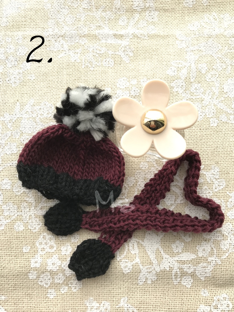 【刀剣乱舞】 イメージカラー ねんどろいど用 ぽんぽん付ニット帽+マフラー セット 鶯丸 大包平 和泉守兼定 堀川国広 歌仙兼定 小夜左文字 数珠丸恒次 大和守安定