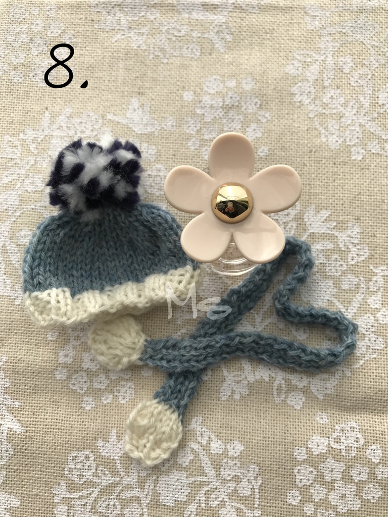 【刀剣乱舞】 イメージカラー ねんどろいど用 ぽんぽん付ニット帽+マフラー セット 鶯丸 大包平 和泉守兼定 堀川国広 歌仙兼定 小夜左文字 数珠丸恒次 大和守安定